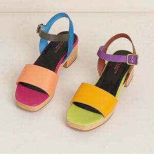 Charlotte Stone Allie Clog Sandals in Nassau